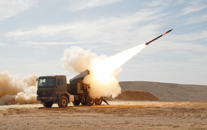 IMI showcased Live Firing of the "Accular” Precision Rocket