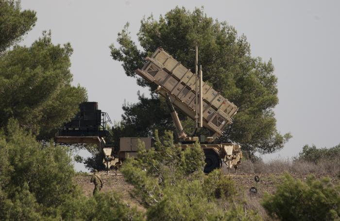 טיל פטריוט יירט מל"ט מסוריה שחדר לשטח ישראל
