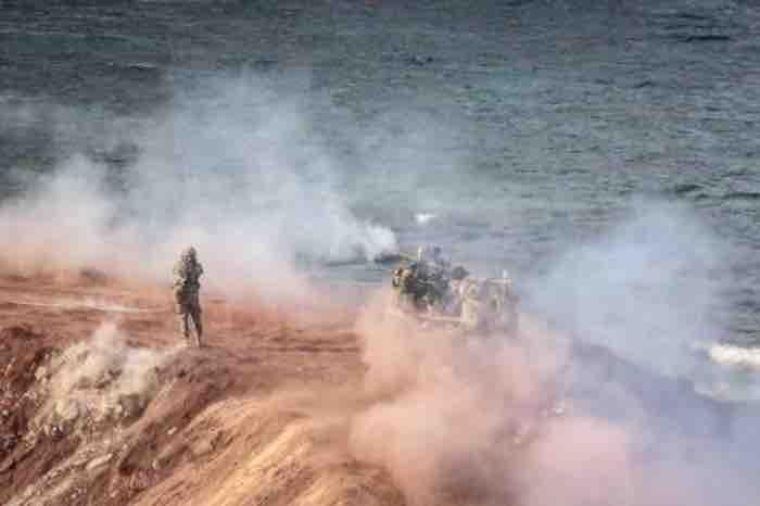 A major military maneuver by the Revolutionary Guards to protect the straits of Hormuz