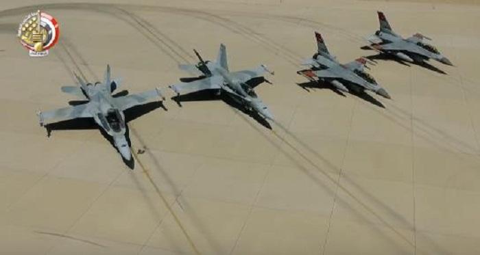Watch: Egypt, Kuwait Conduct Joint Air Drills