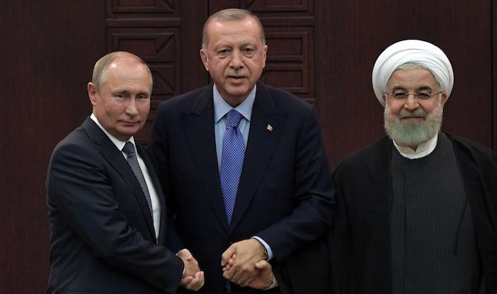 פוטין, ארדואן ורוחאני מגנים את ישראל על פעולותיה בסוריה
