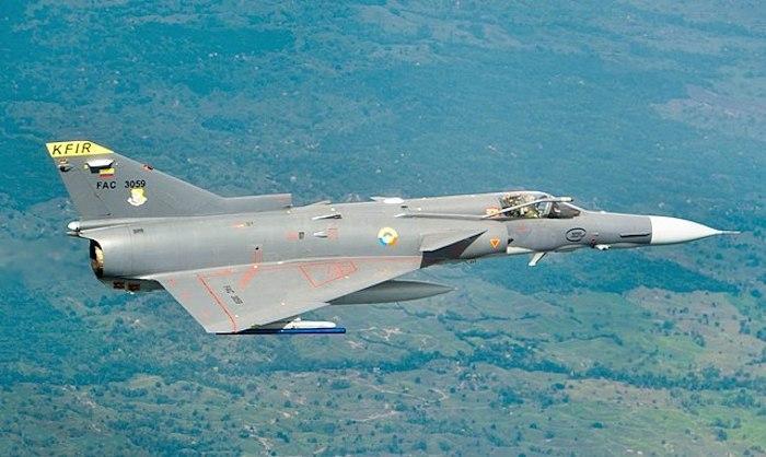Colombian Kfir fighters scrambled to intercept Russian plane