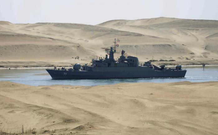 הצי האיראני הציב שייטת במצרי באב אל מנדב "כדי לשמור על חופש השיט"