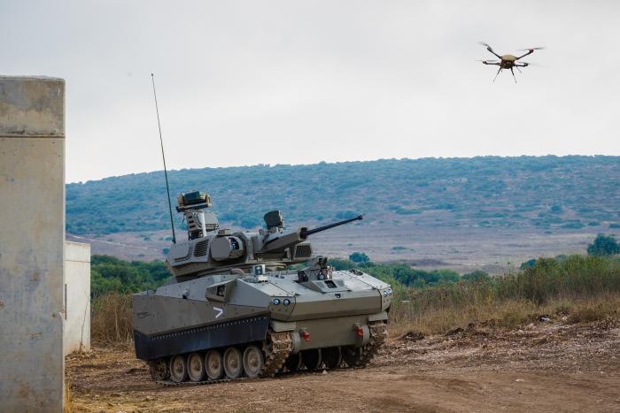 Elbit Introduces New Vehicle-Launched Multirotor Micro-Drone