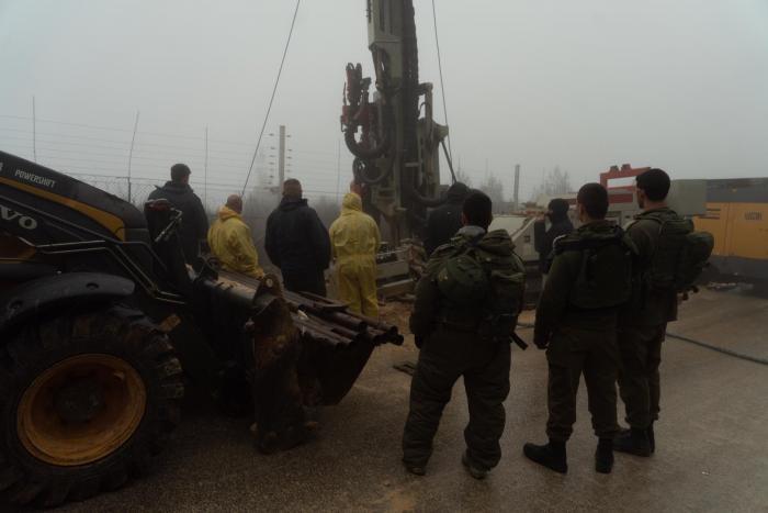 IDF Installs Tunnel Counter-Measures at Lebanese Border
