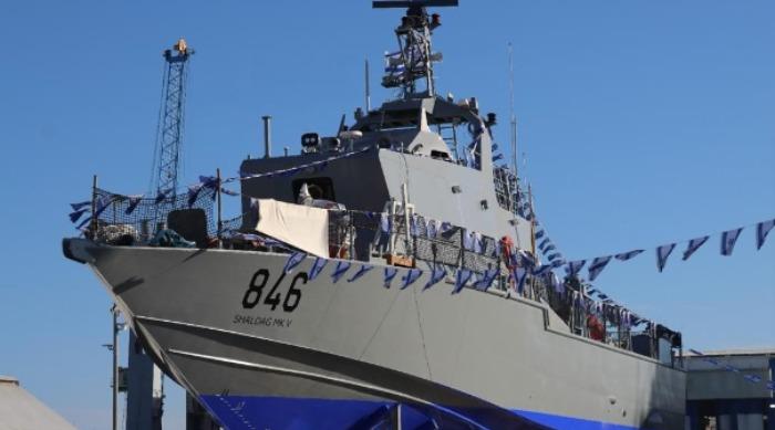 הושקה ספינת שלדג MK5 הראשונה של חיל הים הישראלי