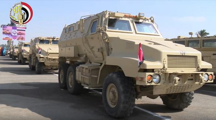 Egypt Receives Final Shipment of MRAP Vehicles from the US