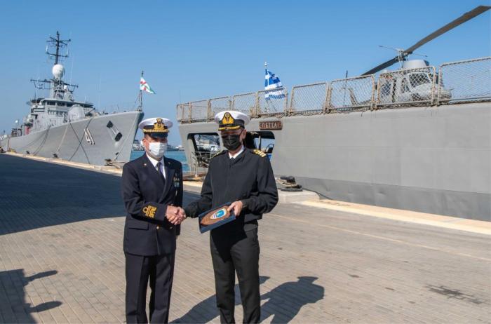 חיל הים התאמן עם ספינות מכוח משימה של נאט"ו