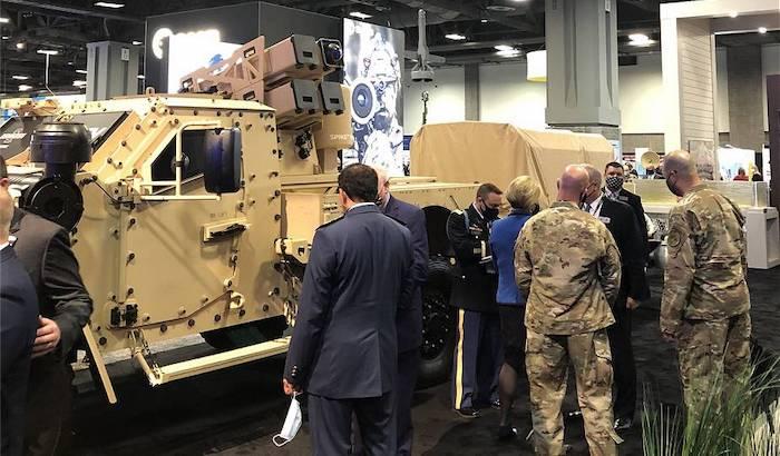 Oshkosh&#039;s JLTV are armed with the SPIKE NLOS missile system