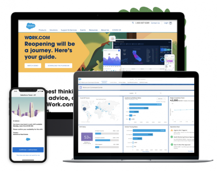 Salesforce and Siemens Partner to Develop ‘Touchless’ Tech Solutions for the Workplace