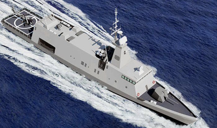 Israel Shipyards presents &#039;Saar S-72&#039; corvette