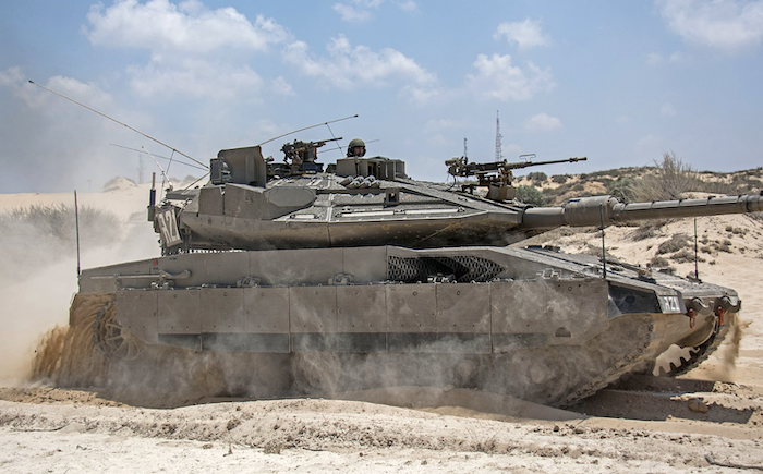 For the first time: Merkava Tanks outside Israel