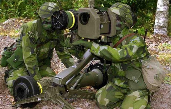 The Swedish army purchases various anti.tank missile systems made by Saab