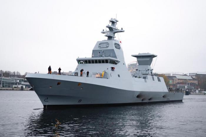 Israeli Navy&#039;s new warship &#039;Magen&#039; arrives in Haifa

