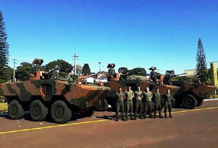 הצבא הברזילאי קיבל נגמ"שים עם עמדת נשק של אלביט מערכות
