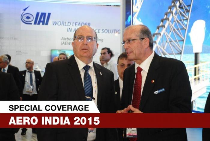 Defense Minister Opened the Israeli Pavilion at Aero India 2015