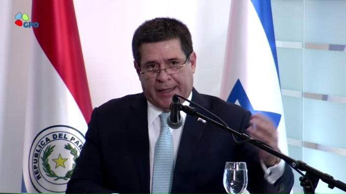 צפו: נשיא פרגוואי הוראסיו קארטס הגיע לפתוח שגרירות בירושלים