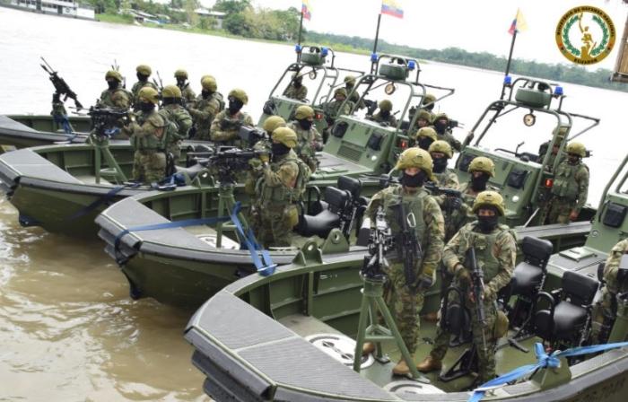For the first time, Ecuadorian Army using tactical boats made by Israel&#039;s Elbit