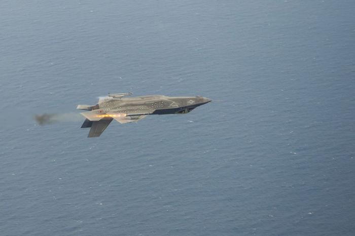 Watch: F-35 Fires AIM-9X Missile Inverted