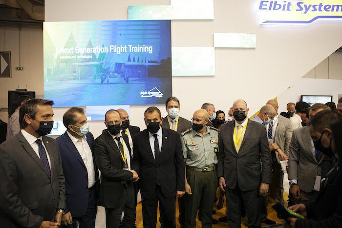 At DEFEA 2021, defense minister of Greece visits Elbit 