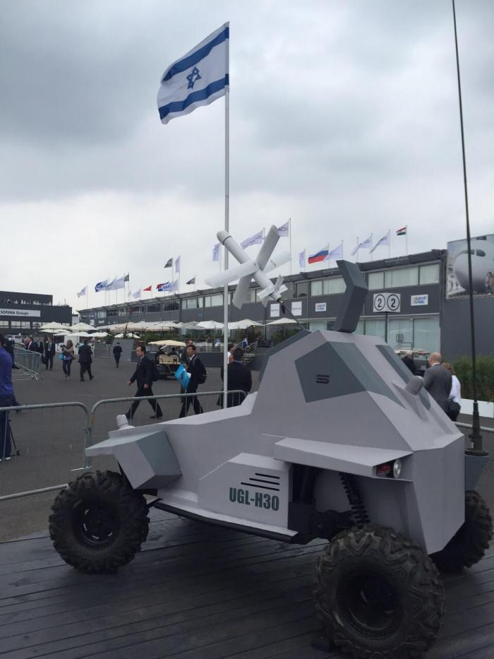 UVision at the Paris Air Show: UGV That Launches Loitering Munition